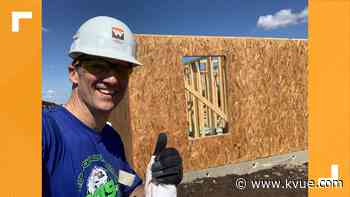 Dozens of Habitat for Humanity volunteers are building this Austin family a new home in time for the holidays - KVUE.com