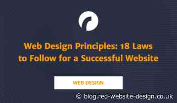 Web Design Principles: 18 Laws to Follow for a Successful Website [Infographic]