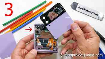Samsung Galaxy Z Flip 3 gets taken apart (Video)