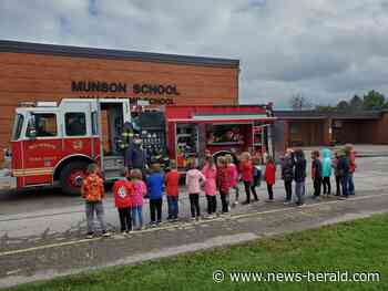 Munson Elementary School first-graders get visit from fire department - News-Herald.com