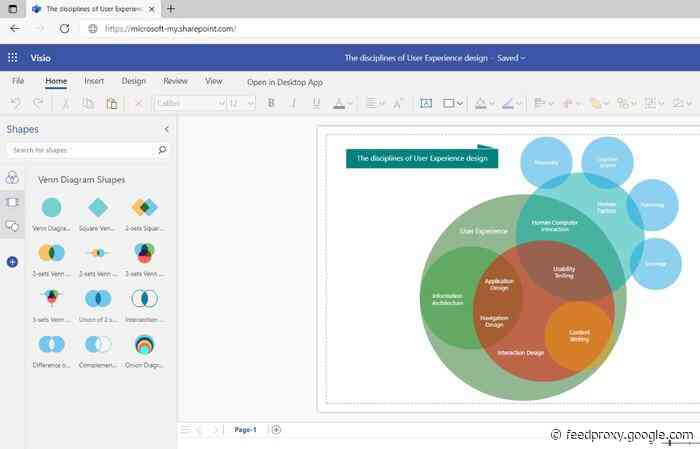Microsoft Visio now available to all Microsoft 365 Commercial subscribers