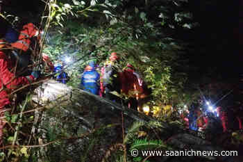 Rescuers pack hiker with fractured leg off Comox Valley trail in 7-hour operation – Saanich News - Saanich News