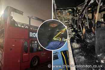 Croydon bus arsons cause 200k damage as police hunt for man
