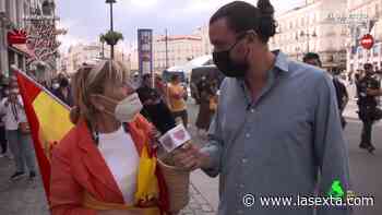 "Sánchez es diabólico y no le hemos escogido": el surrealista enfado de una simpatizante de Abascal - LaSexta