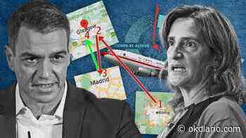 Sánchez ordena hacer 2.000 km más al avión más contaminante para llevar a Ribera a la cumbre del clima - Okdiario