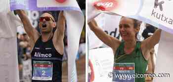 Pablo Benito y Montserrat Sánchez de las Matas, vencedores en el Maratón Fiz - El Correo