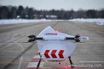 Cargo-carrying drones ready to take-off from EIA - Leduc Representative