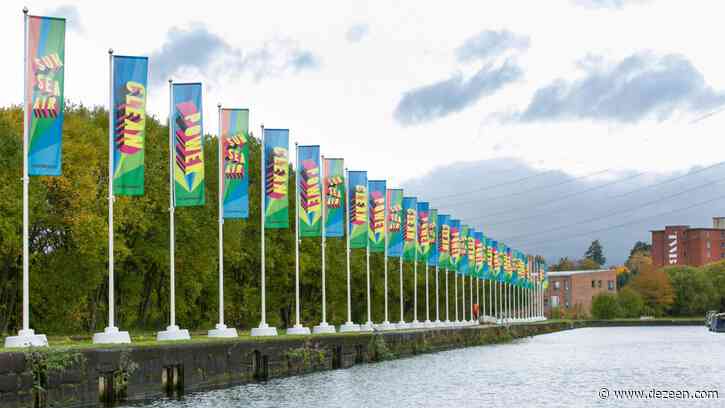 Morag Myerscough reveals Clean Power flags at COP26