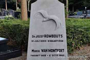 Grafmonument van voormalig onderwijsschepen opgefrist