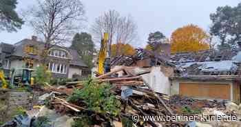 Berlin macht ein weiteres Architektur-Juwel platt: Am Haus von Marlene Poelzig tobt sich die ABRISSBIRNE aus - Berliner Kurier