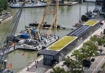 Das Schimmern des Wassers - Hafenpavillon in Rotterdam von MoederscheimMoonen - BauNetz.de