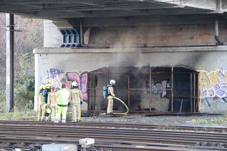 Vandalen stichten brand naast spoorlijn: treinverkeer stilgelegd