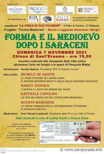 Formia / Pro Loco e ass. "Il poliedro" presentano "Formia e il medioevo dopo i Saraceni" - Temporeale Quotidiano