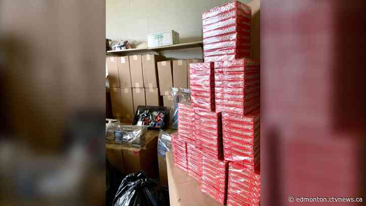 $1.35M in illegal cigarettes seized in central Alberta: RCMP