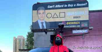 Toronto realtor's "Squid Game" billboard pokes fun at the city's high prices | Urbanized - Daily Hive