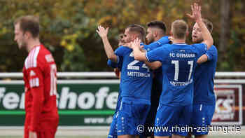 Der FC Metternich hat das Siegen nicht verlernt: 4:1 gegen FV Morbach - Rhein-Zeitung
