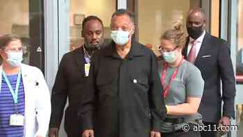 Rev. Jesse Jackson released from hospital after falling at protest at Howard University