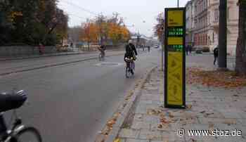 Neue Zählstation zeigt, wie viele Fahrräder in Augsburg unterwegs sind - StadtZeitung Augsburg