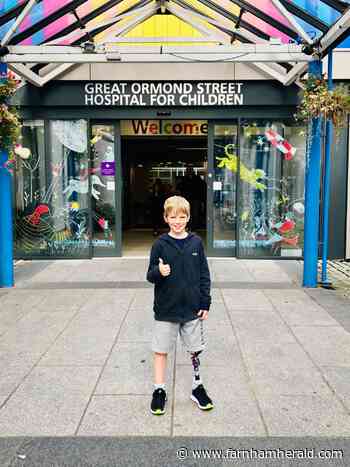 Thomas shows grit to Race for the Kids - Farnham Herald