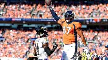 Broncos TE Fant on COVID list after positive test