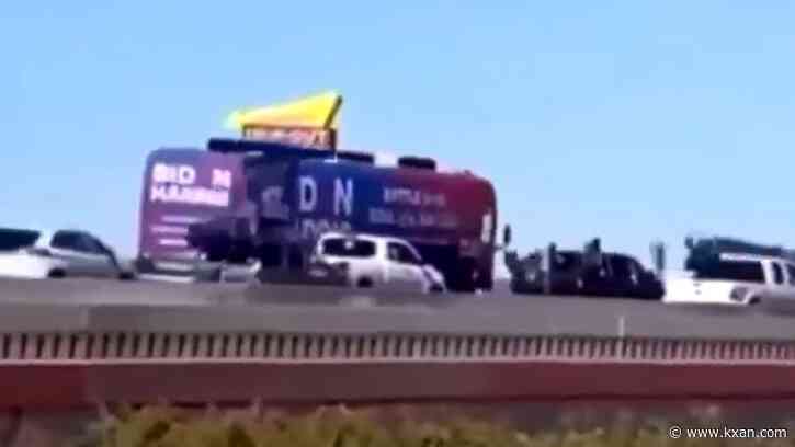 San Marcos denies police refused to escort Biden bus that was surrounded by 'Trump Train'
