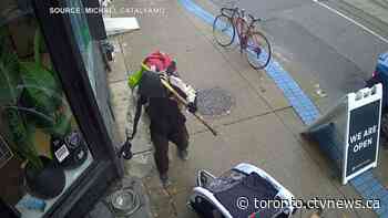 'Really disgusting': Video captures man tampering with dog water bowl in Toronto