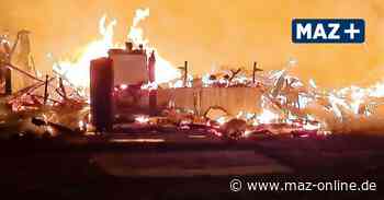 Kuhlowitz/Bad Belzig: Scheune und teile eines Hotels in Flammen - Märkische Allgemeine Zeitung