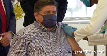 Illinois coronavirus: Pritzker gets COVID-19 booster shot, says mask mandate stays for now - Chicago Sun-Times