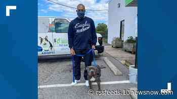 A police chief and a dog | Norfolk's Chief Larry Boone fosters animal care center dog