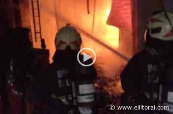 Video: se incendió una galería en la ciudad de Buenos Aires - El Litoral