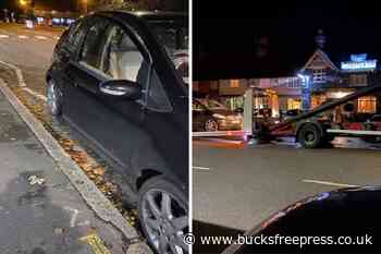 Car parked by busy Beaconsfield A40 roundabout towed away - Bucks Free Press