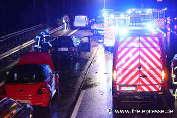 Zwei Schwerverletzte bei Auffahrunfall auf A 4 bei Frankenberg - Freie Presse