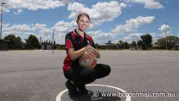 Wodonga Saints' Bethany White is showing plenty of potential for her age - The Border Mail