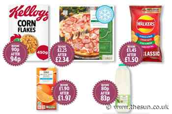 Inflation to add ‘£180 to family food bills’ – how to avoid price rises... - The Sun