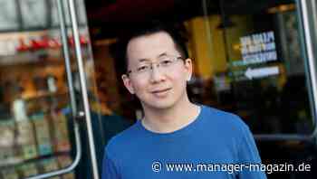 Bytedance: Gründer Zhang Yiming tritt auch als Chairman des Tiktok-Konzerns ab