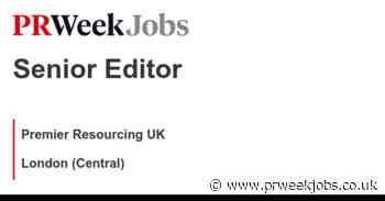 Premier Resourcing UK: Senior Editor