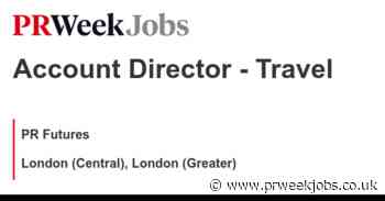 PR Futures: Account Director - Travel
