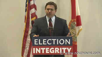 DeSantis Wants Florida Legislature to Pass More Election Reforms