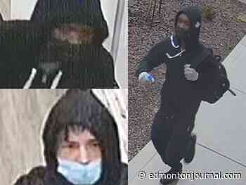 Edmonton police seek identity of two men suspected in August pharmacy robbery