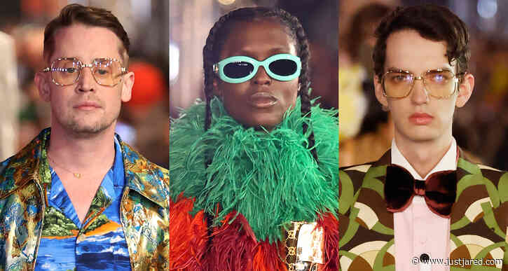 Macaulay Culkin, Jodie Turner-Smith, & Kodi Smit-McPhee All Walk in Gucci Love Parade Show
