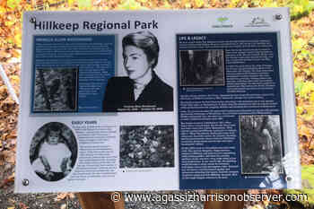 New kiosk at Chilliwack’s Hillkeep Regional Park honours Patricia Woodward - Agassiz-Harrison Observer