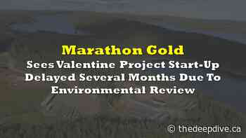 Marathon Gold Sees Valentine Project Start-Up Delayed Several Months Due To Environmental Review - The Deep Dive