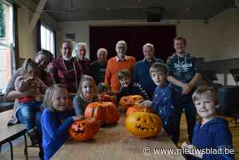 Pompoenen krijgen gezichtje