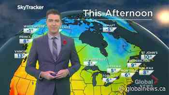 Saskatchewan weather outlook: Nov. 3