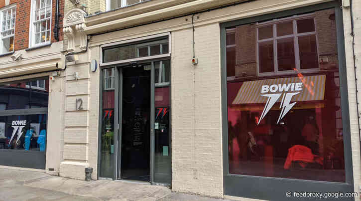 A temporary David Bowie shop has opened in London