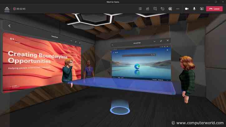 Microsoft to bring Mesh avatars and virtual environments to Teams