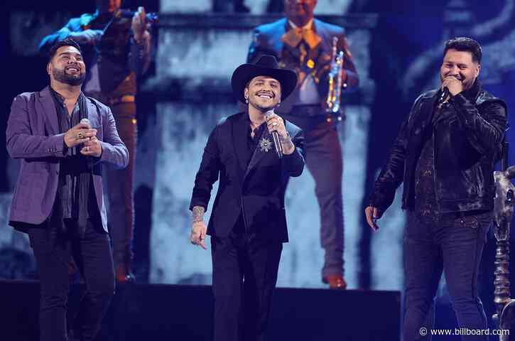 Christian Nodal & Banda MS’ ‘Sinverguenza’ Surges to Top 10 on Regional Mexican Airplay Chart