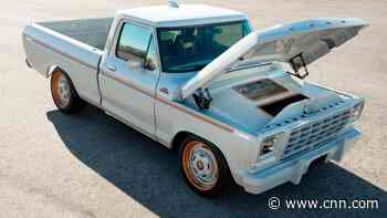 See this new 70s-inspired electric Ford concept truck