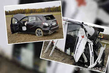Schwerer Unfall bei Bernstadt auf dem Eigen: Beide Fahrer nach Zusammenstoß im Krankenhaus - TAG24