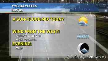 Calgary weather for Wednesday, Nov. 3 | CTV News - CTV News Calgary